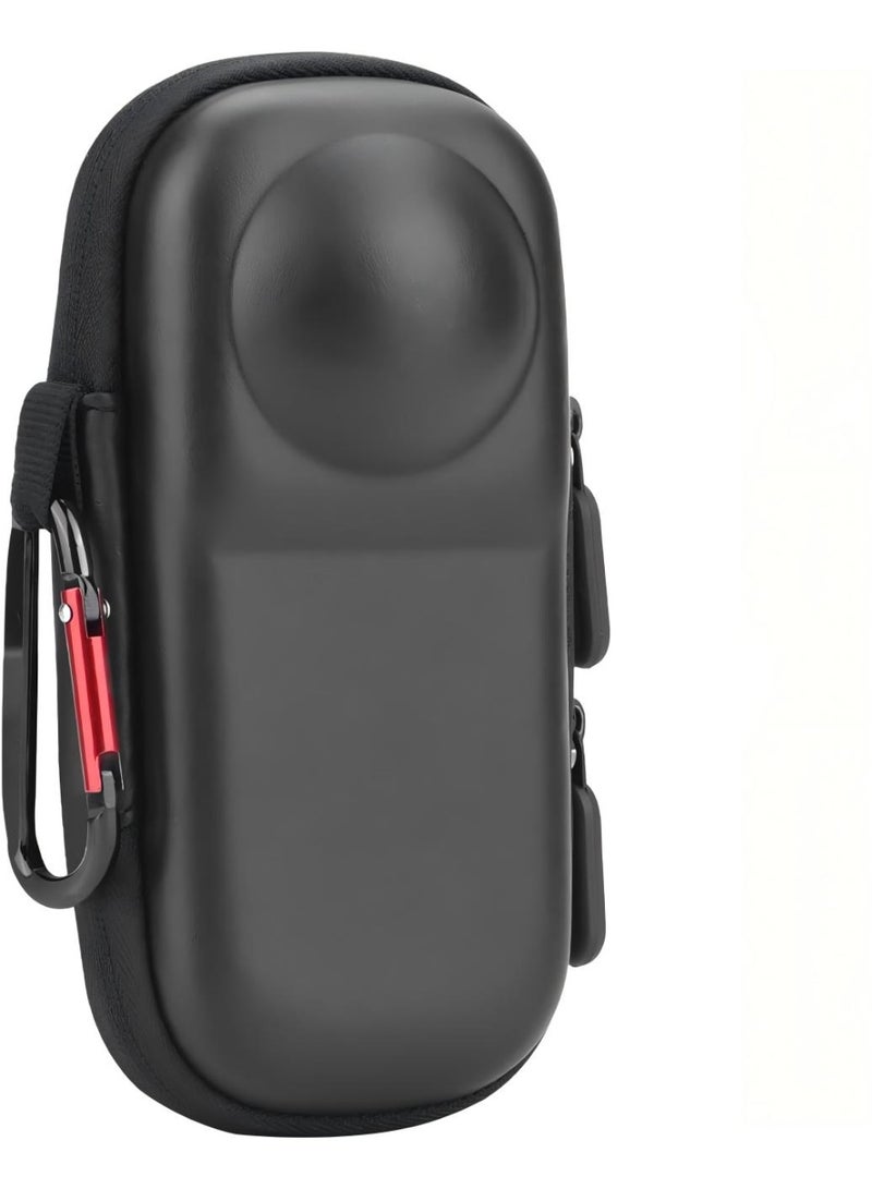 حقيبة حمل لـ Insta 360 X4 (لغابة العدسة الأصلية)  كارابينر  حامي القشرة الصلبة حقيبة سفر لإكسسوارات Insta360 X4 - Image 1